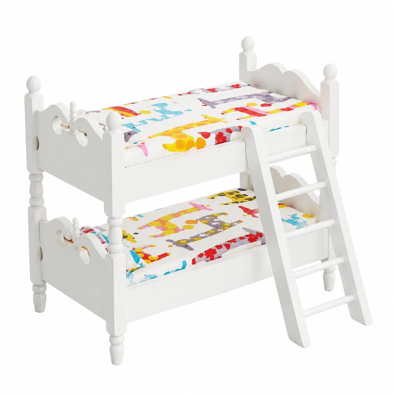 Odoria 1/12 Puppenhaus Hochbett Miniaturmöbel Zubehör