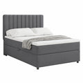 Modernes Boxspringbett 120x200 cm mit Bettkasten und Topper