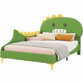 Dinosaurierform Kinderbett 140x200, Jugendbett mit Lattenrost, PU Material